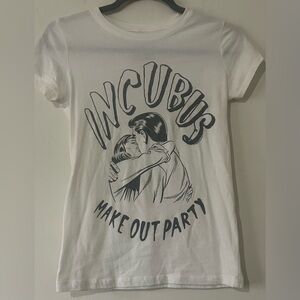 Women’s White Incubus “Make Out Party” Tee